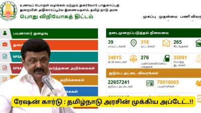 ரேஷன் கார்டு வகையை மாற்றிக் கொள்ளலாம் - தமிழ்நாடு அரசின் முக்கிய அறிவிப்பு