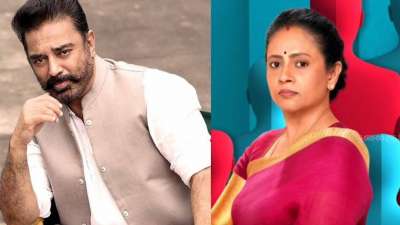 கமலிடம் காதலை தெரிவித்த லக்‌ஷ்மி ராமகிருஷ்ணன்! 1 வார்த்தையில் கமல் சொன்ன பதில்..