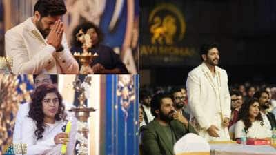 விளக்கேற்றி வைத்த கெனிஷா! ரவி மோகனுக்கு புது ஆரம்பம்..வைரலாகும் புகைப்படங்கள்