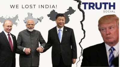 நாம் இந்தியாவை சீனாவிடம் இழந்து விட்டோம்...டொனால்ட் டிரம்ப் கிண்டல்!