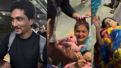 ஓடும் ரயிலில் பிரசவ வலி..மருத்துவரை வீடியோ காலில் வைத்து பிரசவம் பார்த்த நபர்! வீடியாே..