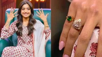 வெட்கத்தில் ராஷ்மிகா மந்தனா.. நிச்சயதார்த்த மோதிரம் இதுதான்.. வீடியோ வைரல்