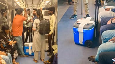 தானம் அளிக்கப்பட்ட  நுரையீரல்... 21 நிமிடங்களில் கொண்டுசென்ற சென்னை மெட்ரோ - குவியும் பாராட்டு