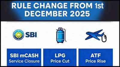 டிசம்பர் மாற்றங்கள்: SBI mCASH நிறுத்தம், LPG விலை குறைப்பு மற்றும் ATF உயர்வு!