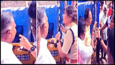 விஜய் பொதுக்கூட்டத்தில் சர்ச்சை: வாக்குவாதத்தில் ஈடுபட்ட புஸ்சி ஆனந்த்! எச்சரித்த பெண் காவலர்