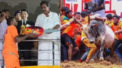 பாலமேடு ஜல்லிக்கட்டு: முதல் பரிசை தட்டித்தூக்கிய அஜித்.. 16 காளைகளை அடக்கி அசத்தல்!