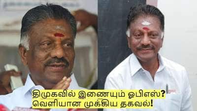 திமுகவில் இணையும் ஓபிஎஸ்? வெளியான முக்கிய தகவல்! ட்விஸ்ட் மேல ட்விஸ்ட்!