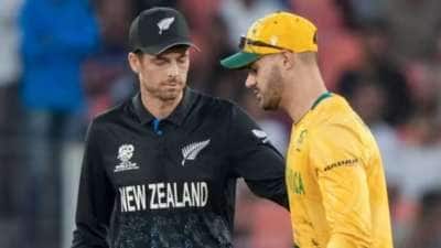 SA vs NZ: இன்று நியூசிலாந்து அணியே வெற்றி பெறும்? தென்னாப்பிரிக்காவுக்கு எதிராக புள்ளிவிவரங்கள்!
