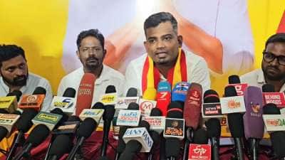 தவெக வேட்பாளர் மீது 600 கோடி மோசடி புகார்..! தீயசக்தி அவதூறு பரப்புவதாக பரபரப்பு பேட்டி..