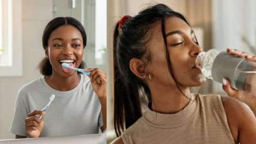 பல் துலக்காமல் தண்ணீர் குடிக்கலாமா கூடாதா? மருத்துவர்கள் சொல்வது..