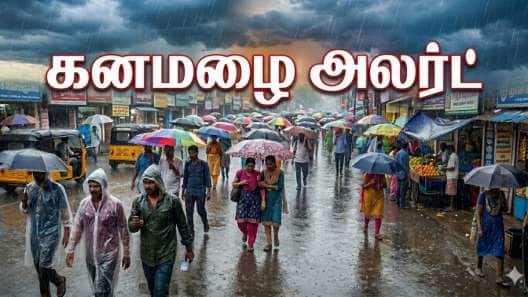 கனமழை அலர்ட்.. 7 நாட்களுக்கு வெளுக்கப்போகுது.. லேட்டஸ்ட் வானிலை அப்டேட்