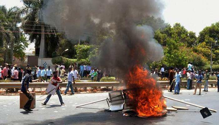 காவிரி விவகாரம்: பெங்களூருவில் 144 தடை உத்தரவு அமல் காவிரி விவகாரம்: பெங்களூருவில் 144 தடை உத்தரவு அமல்