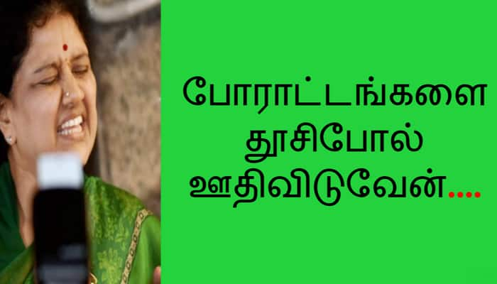 பன்னீர்செல்வம் போல் ஆயிரம் பேரை பார்த்துவிட்டேன் -சசிகலா