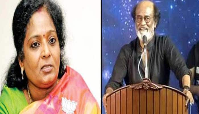 ரஜினி, திமுக-வை பாராட்டி இருப்பது வியப்பாகதான் இருக்கிறது -தமிழிசை title=