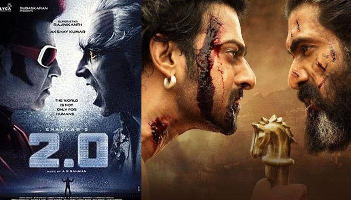 ரஜினியின் 2.0 திரைப்படம் பாகுபலி-2 வசூலை முந்துமா? ரஜினியின் 2.0 திரைப்படம் பாகுபலி-2 வசூலை முந்துமா?