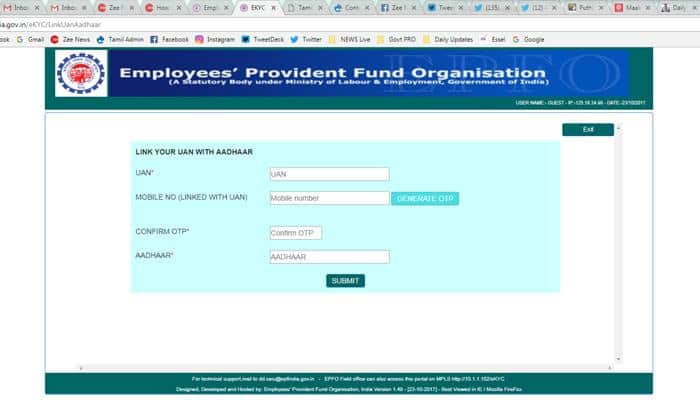 PF எண்ணுடன் Aadhar: எவ்வாறு இணைப்பது?