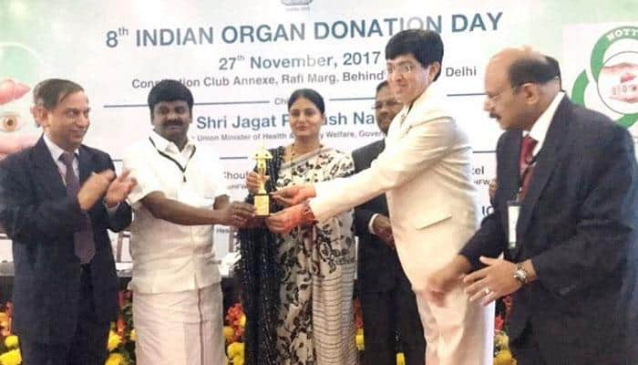 Organ Donation: 3-வது முறையாக தமிழகம் முதலிடம் title=