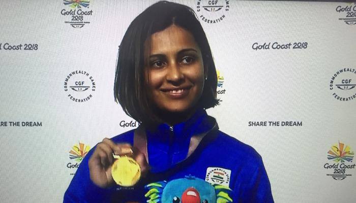 #CWG_2018: 11-வது தங்க பதக்கத்தை வென்றார் ஹீனா சித்து!