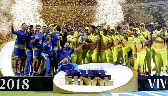 #IPL-ல் சாம்பியன் பட்டம் வென்ற CSK இன்று சென்னை வருகை #IPL-ல் சாம்பியன் பட்டம் வென்ற CSK இன்று சென்னை வருகை