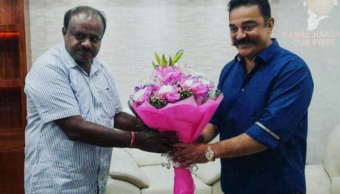  கர்நாடகா முதல்வருடனான சந்திப்பு மக்கள் நலனுக்கானது: கமல்ஹாசன்! title=