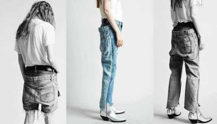 இணையத்தை கலக்கும் இரட்டை இடுப்பு &#039;Double denim&#039; Jeans!