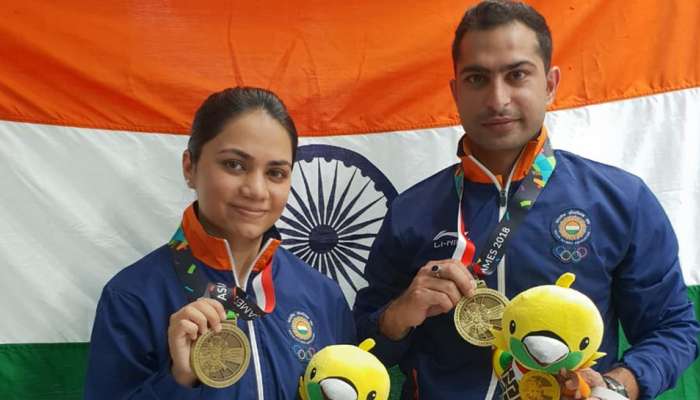#AsianGames2018: துப்பாக்கி சுடுதலில் இந்தியா-க்கு வெண்கல பதக்கம்! #AsianGames2018: துப்பாக்கி சுடுதலில் இந்தியா-க்கு வெண்கல பதக்கம்!