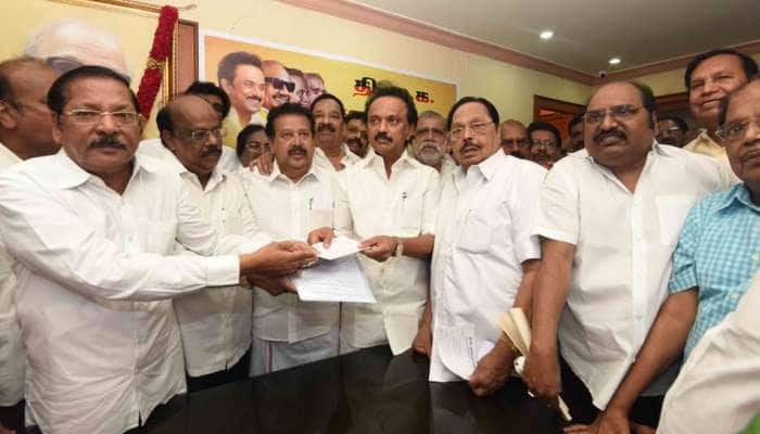 திமுக தலைவராக ஒருமனதாக தேர்ந்தெடுக்கப்படுகிறார் MK ஸ்டாலின்! திமுக தலைவராக ஒருமனதாக தேர்ந்தெடுக்கப்படுகிறார் MK ஸ்டாலின்!