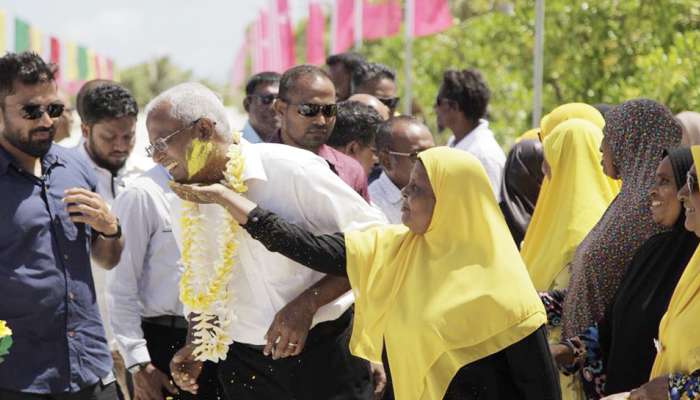 மாலத்தீவு அதிபர் தேர்தலில் இப்ராகிம் முகமது அபார வெற்றி..! மாலத்தீவு அதிபர் தேர்தலில் இப்ராகிம் முகமது அபார வெற்றி..!