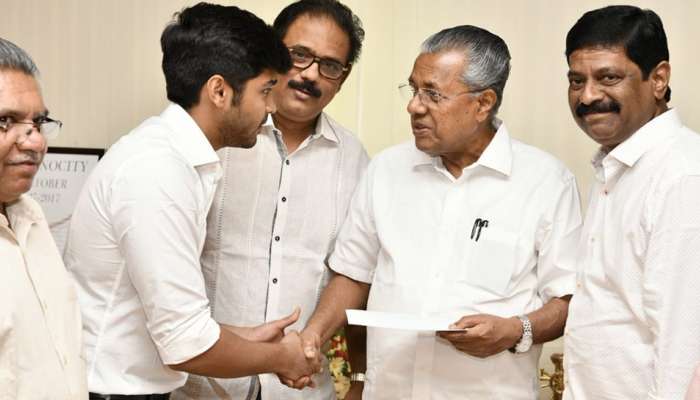 முதல் திரைப்பட சம்பளத்தை கேரள வெள்ளத்திற்கு அளித்தார் துருவ் விக்ரம்! முதல் திரைப்பட சம்பளத்தை கேரள வெள்ளத்திற்கு அளித்தார் துருவ் விக்ரம்!