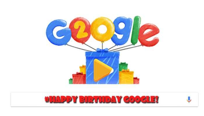 டீன் ஏஜ்ஜை கடந்து 20-வது வயதில் காலடி எடுத்து வைத்த Google...! டீன் ஏஜ்ஜை கடந்து 20-வது வயதில் காலடி எடுத்து வைத்த Google...!