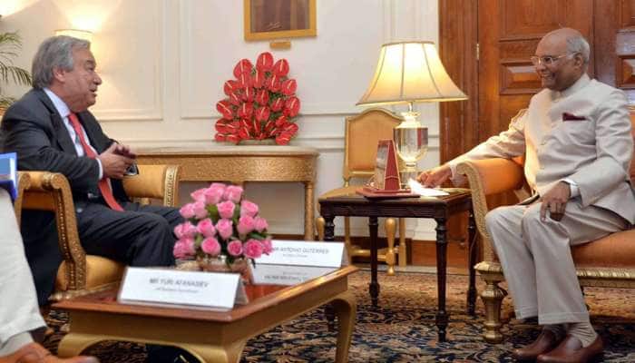 ஐ.நா தலைமைச் செயலாளருடன் குடியரசுத் தலைவர் சந்திப்பு! ஐ.நா தலைமைச் செயலாளருடன் குடியரசுத் தலைவர் சந்திப்பு!