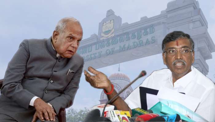 துணேவேந்தர் நியமனம்; ஆளுநர் புகாருக்கு அமைச்சர் பதில்! துணேவேந்தர் நியமனம்; ஆளுநர் புகாருக்கு அமைச்சர் பதில்!