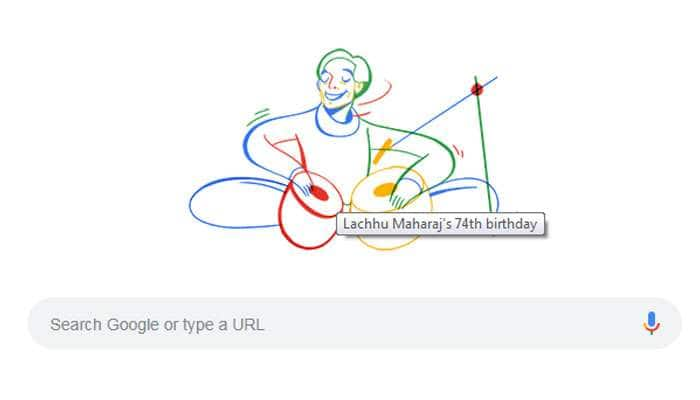 தபேலா ஜாம்பவான் லச்சு மகாராஜை கவுரவித்த Google Doodle!!