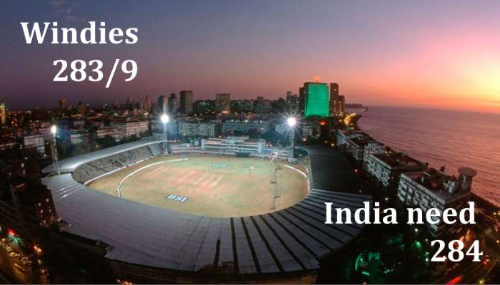 INDvsWI: மேற்கிந்தியா 283/9; இந்தியாவின் வெற்றி இலக்கு 284 ரன்கள் INDvsWI: மேற்கிந்தியா 283/9; இந்தியாவின் வெற்றி இலக்கு 284 ரன்கள்