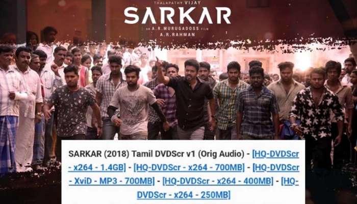 இணையத்தில் வெளியானது Sarkar; அதிர்ச்சியில் விஜய் ரசிகர்கள்! இணையத்தில் வெளியானது Sarkar; அதிர்ச்சியில் விஜய் ரசிகர்கள்!