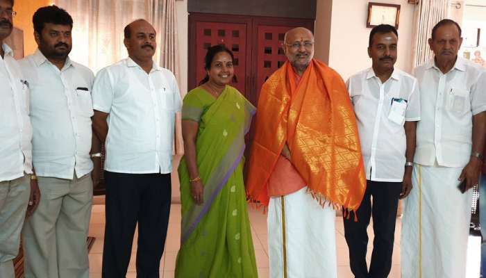 தலைமைக்கு முன் தானே வேட்பாளரை அறிவித்த பாஜக பிரபலம்! தலைமைக்கு முன் தானே வேட்பாளரை அறிவித்த பாஜக பிரபலம்!