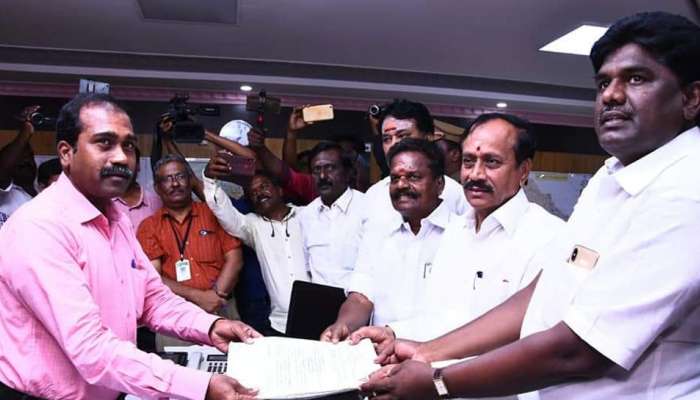 சிவகங்கையில் வேட்புமனு தாக்கல் செய்தார் H.ராஜா! சிவகங்கையில் வேட்புமனு தாக்கல் செய்தார் H.ராஜா!