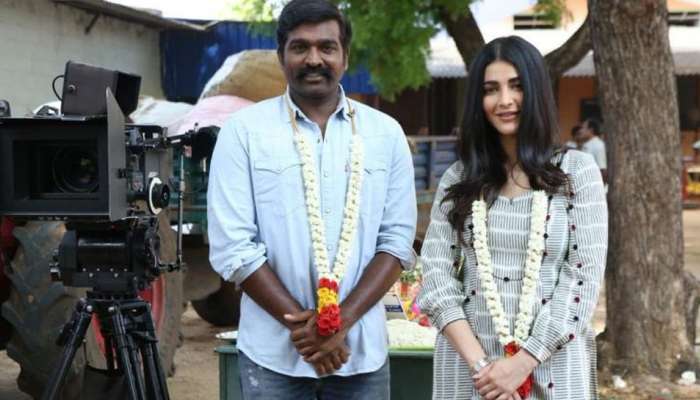 SeePic: மாலையும் கழுத்துமாய் வந்த விஜய் சேதுபதி - ஸ்ருதிஹாசன்..... SeePic: மாலையும் கழுத்துமாய் வந்த விஜய் சேதுபதி - ஸ்ருதிஹாசன்.....