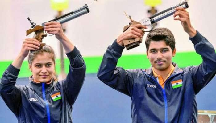 உலகக்கோப்பை துப்பாக்கி சுடுதல்: கலப்பு இரட்டையர் பிரிவில் 2வது தங்கம் வென்ற இந்தியா உலகக்கோப்பை துப்பாக்கி சுடுதல்: கலப்பு இரட்டையர் பிரிவில் 2வது தங்கம் வென்ற இந்தியா