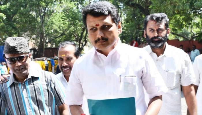அரவக்குறிச்சி DMK வேட்பாளர் செந்தில் பாலாஜி மீது ADMK புகார்!