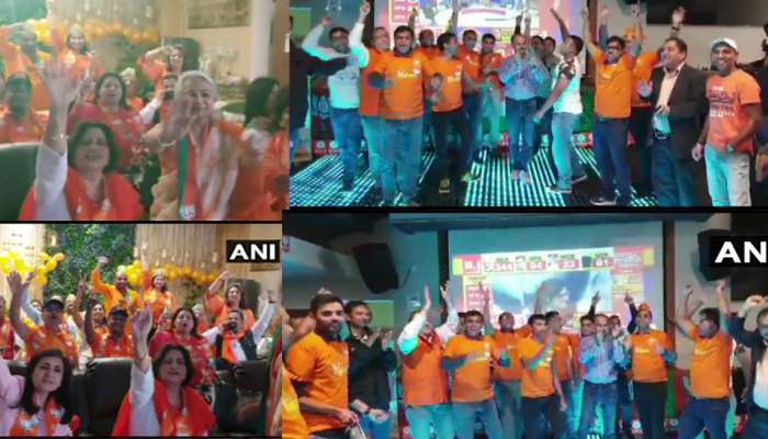 துபாய், ஆஸ்திரேலியா பாஜக ஆதரவாளர்கள் உற்சாக கொண்டாட்டம்! துபாய், ஆஸ்திரேலியா பாஜக ஆதரவாளர்கள் உற்சாக கொண்டாட்டம்!