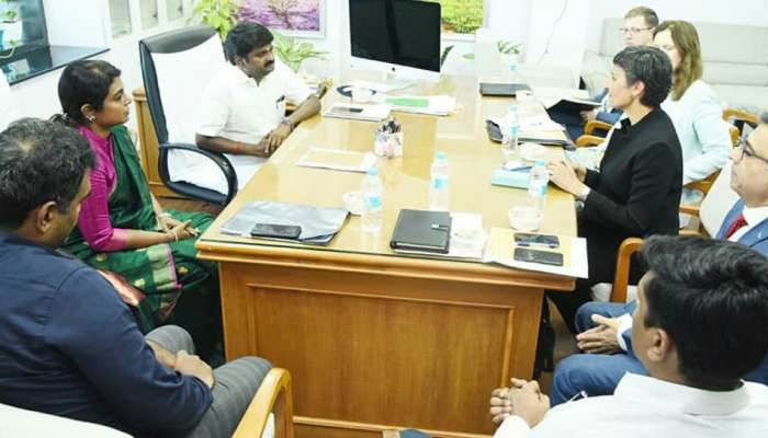 தமிழக அமைச்சர் இந்தியாவுக்கான ஆஸ்திரேலிய தூதர் சந்திப்பு! தமிழக அமைச்சர் இந்தியாவுக்கான ஆஸ்திரேலிய தூதர் சந்திப்பு!
