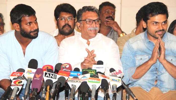 நடிகர் சங்கத் தேர்தலை நிறுத்துமாறு மாவட்ட பதிவாளர் உத்தரவு..! நடிகர் சங்கத் தேர்தலை நிறுத்துமாறு மாவட்ட பதிவாளர் உத்தரவு..!