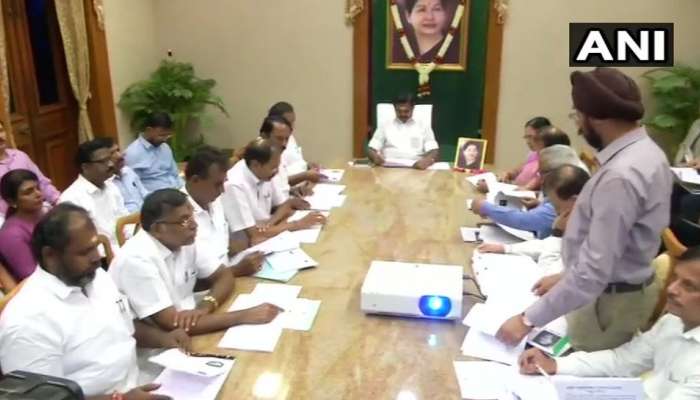 தண்ணீர் பிரச்சனை குறித்து அதிகாரிகளுடன் EPS உயர்மட்ட ஆலோசனை!! தண்ணீர் பிரச்சனை குறித்து அதிகாரிகளுடன் EPS உயர்மட்ட ஆலோசனை!!