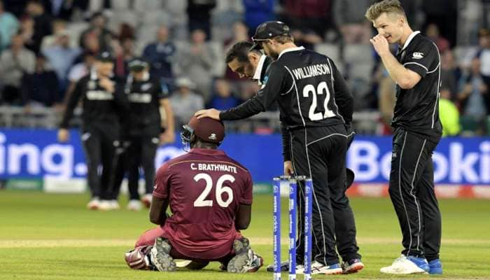 WI vs NZ போராடி தோற்ற வெஸ்ட் இண்டீஸ்; நியூசிலாந்து முதலிடம்!! title=