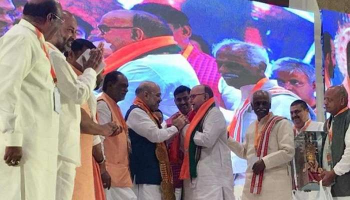 அமித்ஷா முன்னிலையில் BJP-ல் இணைந்த ஆந்திர முன்னாள் முதல்வர்! அமித்ஷா முன்னிலையில் BJP-ல் இணைந்த ஆந்திர முன்னாள் முதல்வர்!