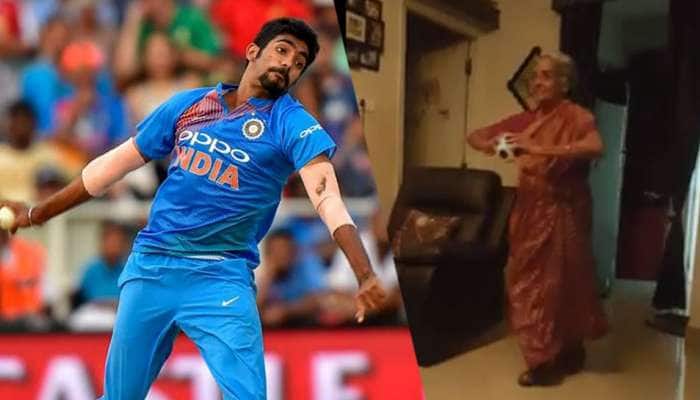 Watch: ஜஸ்பிரிட் பும்ராவை போல பந்துவீச முயற்சிக்கும் 74 வயது பாட்டி! Watch: ஜஸ்பிரிட் பும்ராவை போல பந்துவீச முயற்சிக்கும் 74 வயது பாட்டி!