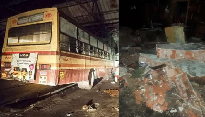 வடபழனி போக்குவரத்து பணிமனையில் கோர விபத்து, 2 பேர் பலி! வடபழனி போக்குவரத்து பணிமனையில் கோர விபத்து, 2 பேர் பலி!