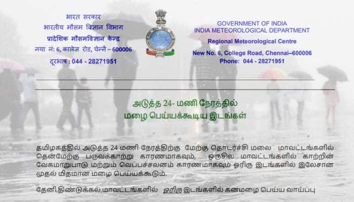 தேனி, திண்டுக்கல் மாவட்டங்களில் கனமழைக்கு வாய்ப்பு: வானிலை மையம் தேனி, திண்டுக்கல் மாவட்டங்களில் கனமழைக்கு வாய்ப்பு: வானிலை மையம்