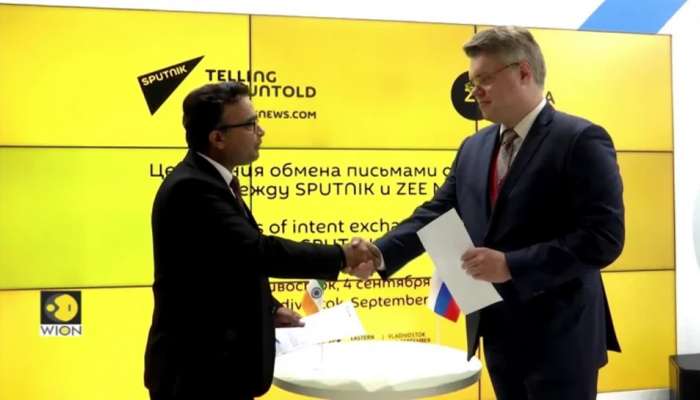ரஷ்யா ஊடகமான Sputnik உடன் கைகோர்க்கும் WION தொலைகாட்சி! ரஷ்யா ஊடகமான Sputnik உடன் கைகோர்க்கும் WION தொலைகாட்சி!